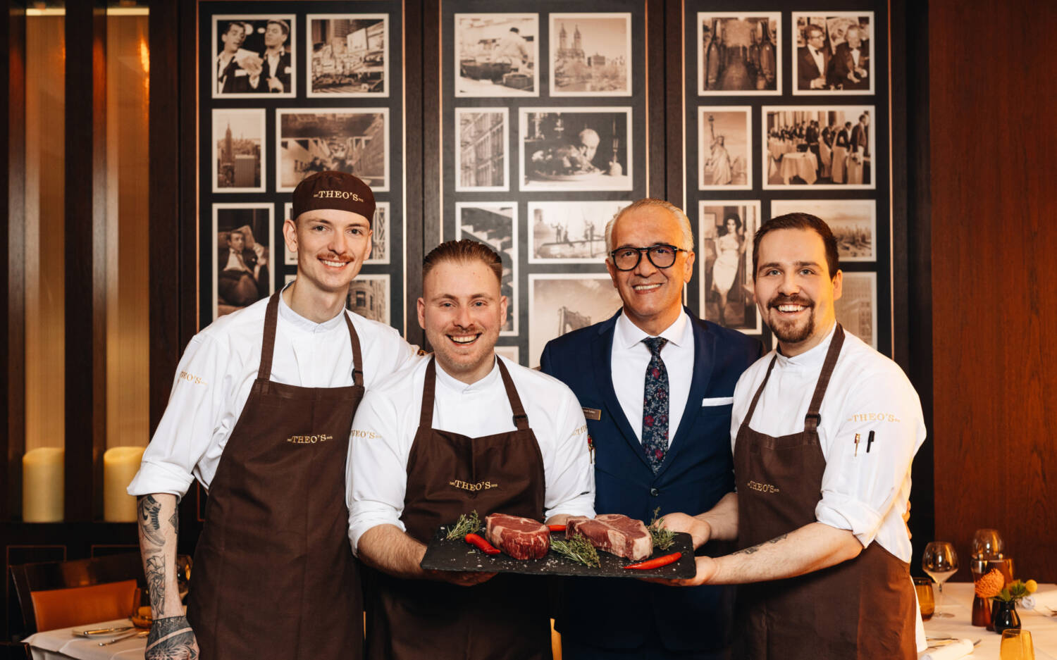 Das Theo’s im Grand Elysée verkauft kein Abendessen, sondern ein Erlebnis – große Gesten und große Stücke Fleisch / ©Julia Schumacher