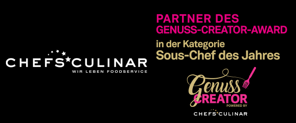 Den Nachwuchs stärken: Chefs Culinar ist Preispartner der Kategorie Sous-Chef des Jahres
