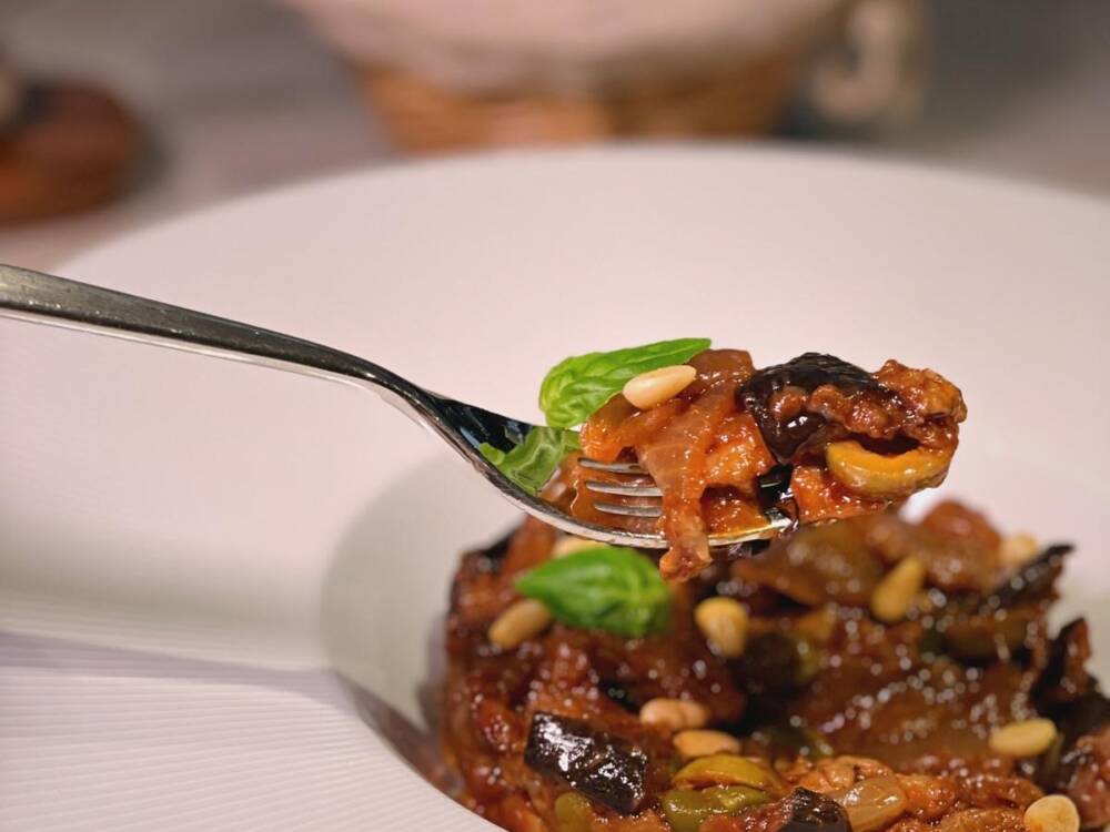 In der Caponata vom Restaurant Kasa, wird die Aubergine zum Star / ©Foodie Juli