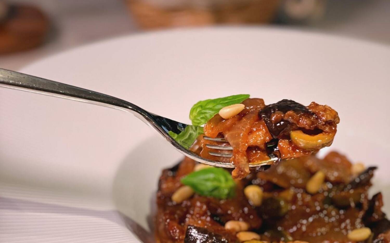 In der Caponata vom Restaurant Kasa, wird die Aubergine zum Star / ©Foodie Juli