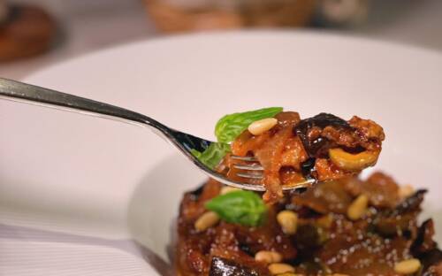 In der Caponata vom Restaurant Kasa, wird die Aubergine zum Star / ©Kasa
