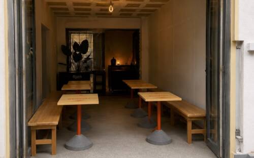 Pop-up: So sieht es im noch unfertigen Weinkost aus / ©Weinkost