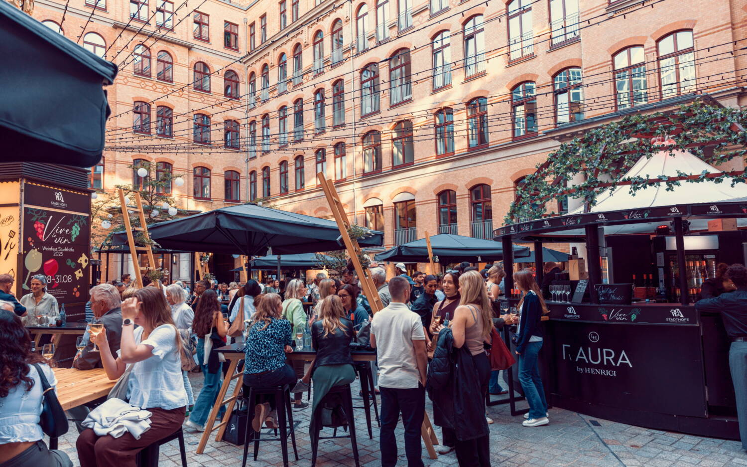 Das Weinfest findet in den Hamburger Stadthöfen statt / ©Matthias Plander