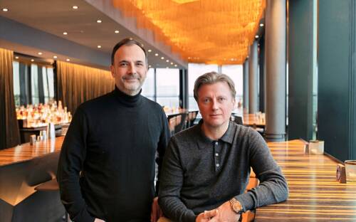 Der Neue und der Alte: Kristian Zrno und Kevin Fehling in der Puzzle Bar / ©Jürgen Müller