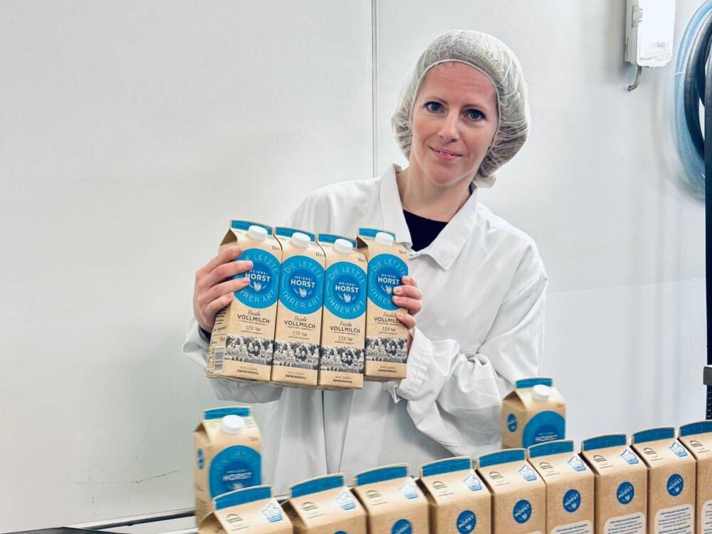 Die Meierei Horst stellt Milchprodukte wie Frischmilch, Joghurt und Butter nach traditionellen Verfahren her / ©Meierei Horst