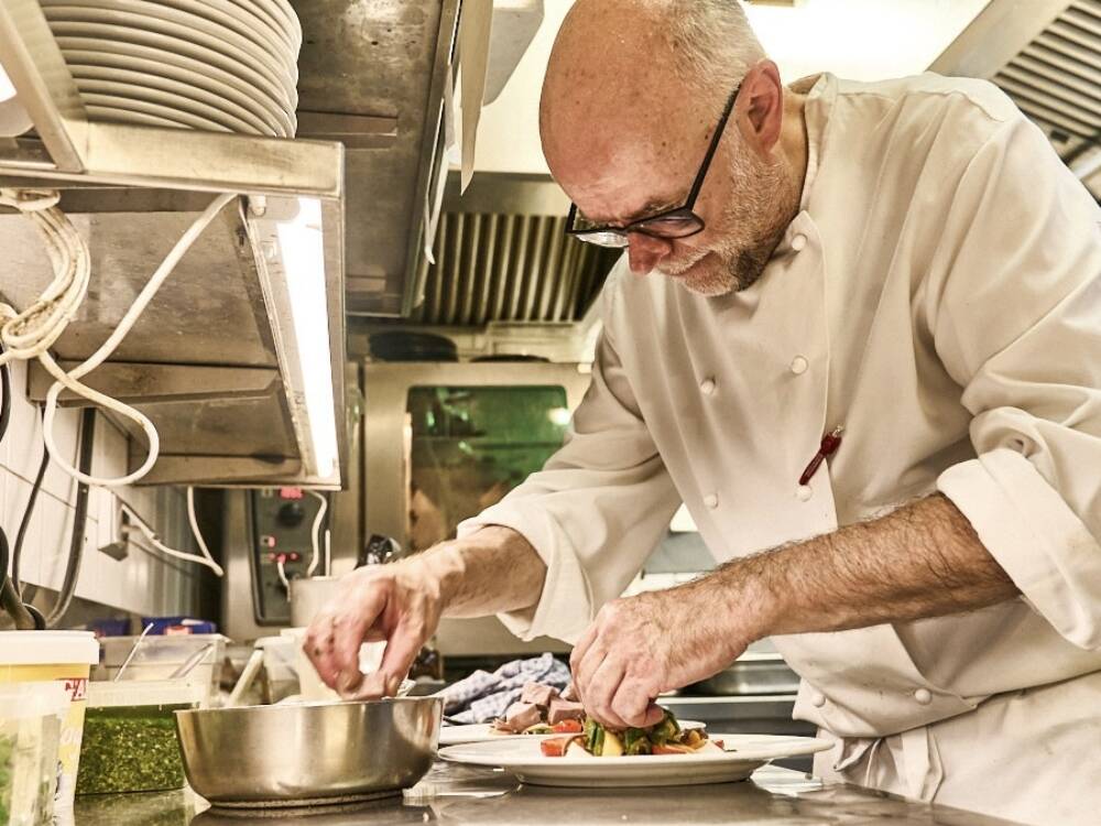 Holger Dankenbring ist Koch im Restaurant Marktplatz / ©Reinhard Hunger