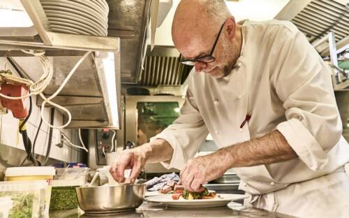 Holger Dankenbring ist Koch im Restaurant Marktplatz / ©Reinhard Hunger