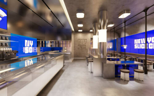 Im New York Slice Club gibt es Pizzastücke wie im Big Apple / ©New York Slice Club
