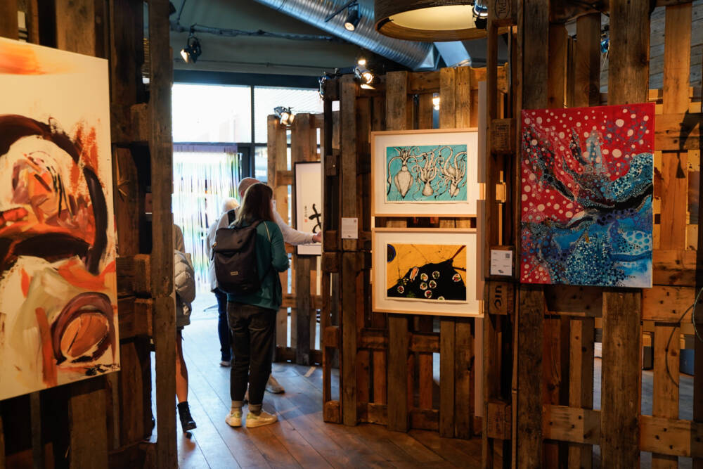 Kunst in Brauerei: Lokale Künstler können hier ihre Kunstwerke zur Schau stellen / ©Artsherrn