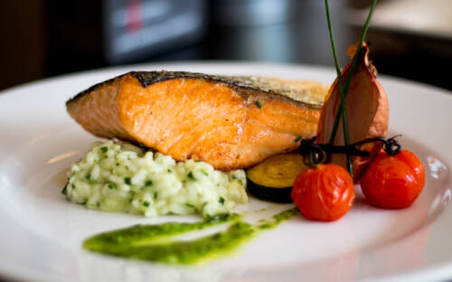 Das Risotto mit Lachs ist ein wahrer Hochgenuss / ©Milloncino