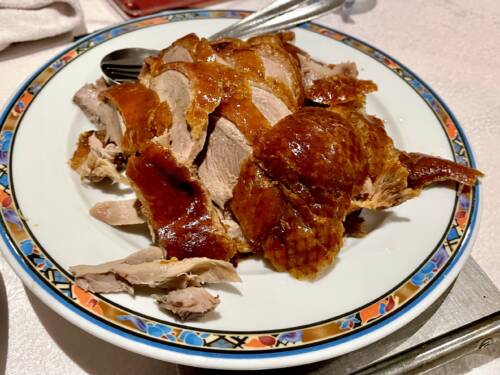 Die legendäre Pekingente aus dem Peking-Ente-Haus / ©Peter Wagner / Foodbild