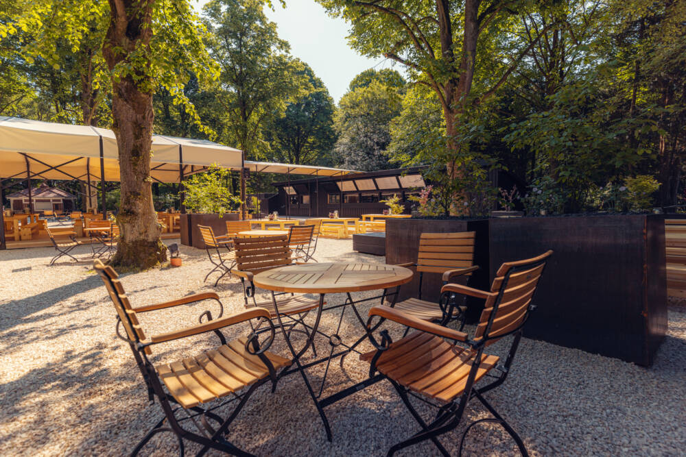 Im Biergarten des Landhauses Walter bringen die WaltersWies’n bayerischen Flair nach Hamburg / ©Landhaus Walter