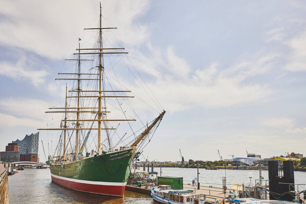 Auf dem Museumsschiff Rickmer Rickmers finden auch regelmäßig Events statt / ©Mediaserver Hamburg Julia Schwendner