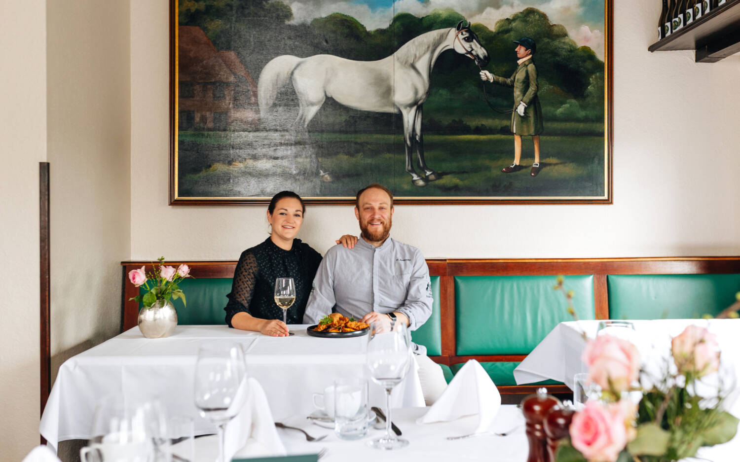 Daniel und Charlotte sind ein eingespieltes Gastronomenpaar / ©Julia Schumacher