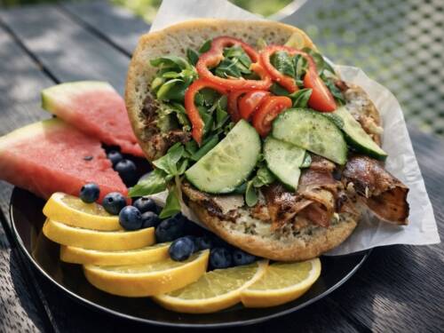 Der glutenfreie Döner steht einem klassischen in nichts nach – auch die Optik überzeugt / ©Melek Güven