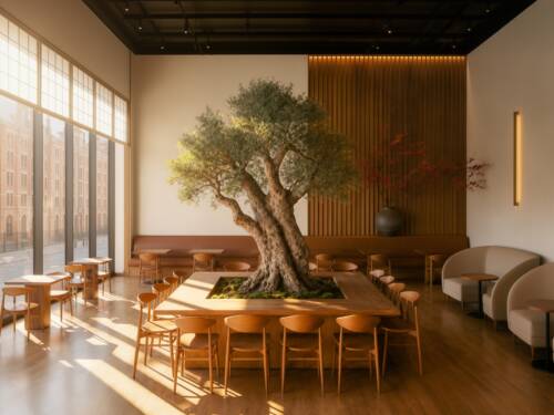 Nach japanischem Vorbild: so könnte es im neuen Kumo Hotel in Hamburg aussehen, das 2029 an den Start gehen soll / ©Omotenashi GmbH