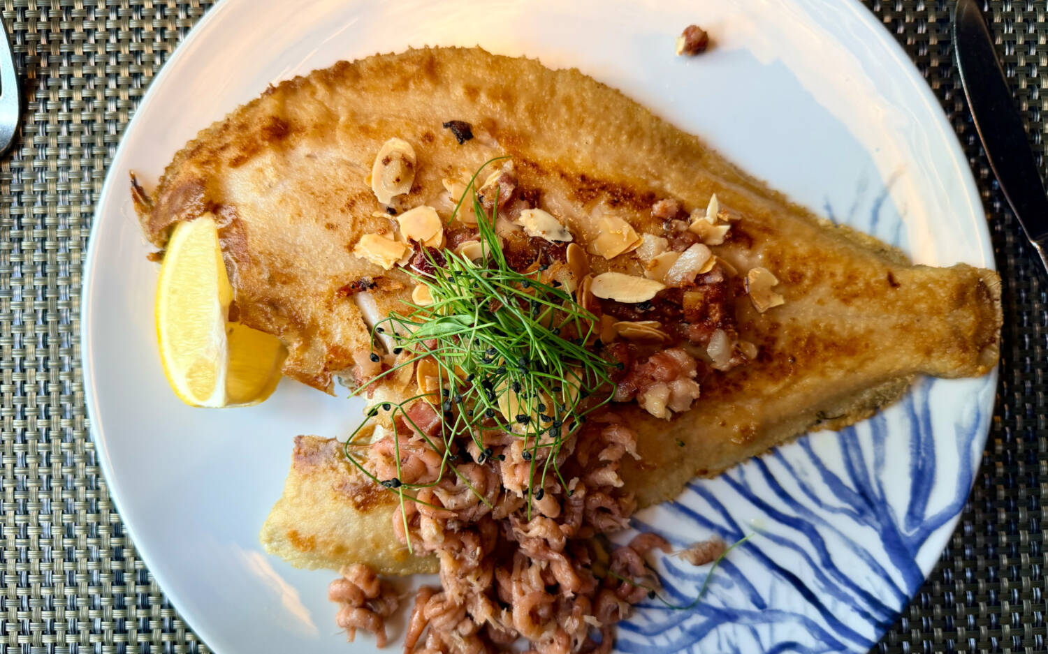 Nordsee auf dem Teller, im Restaurant Zur alten Post  / ©Ilona Lütje