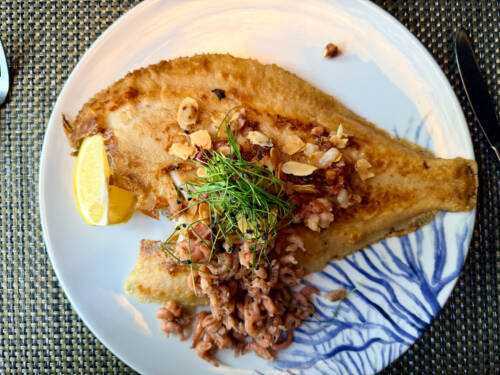 Nordsee auf dem Teller, im Restaurant Zur alten Post  / ©Ilona Lütje